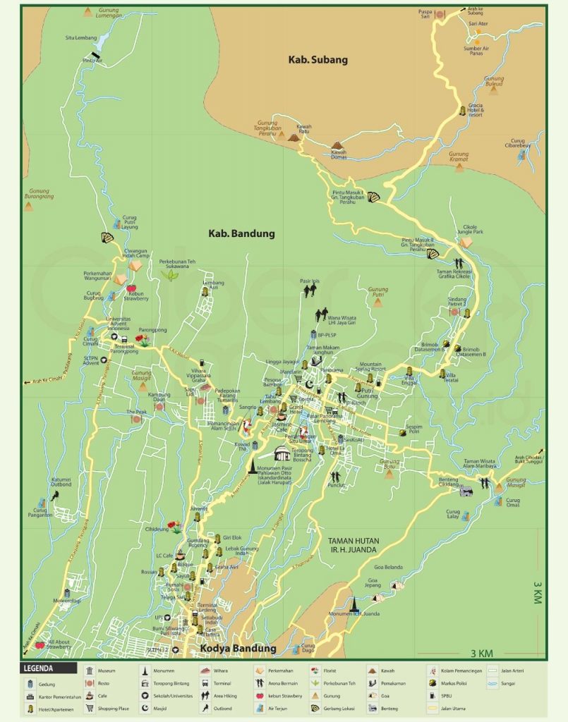 Peta Wisata Bandung – Info Wisata Bandung